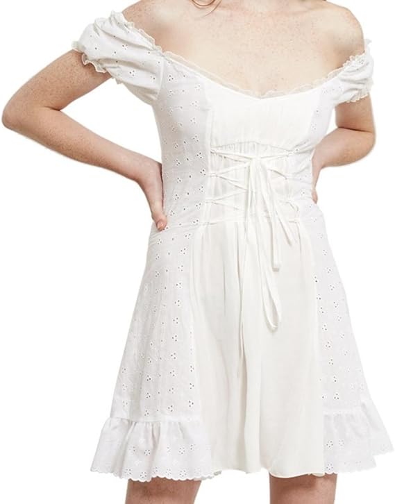 white summer day dress