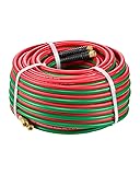 VEVOR Oxygen Acetylene Hose, 1/4-Inch x 100FT Oxy