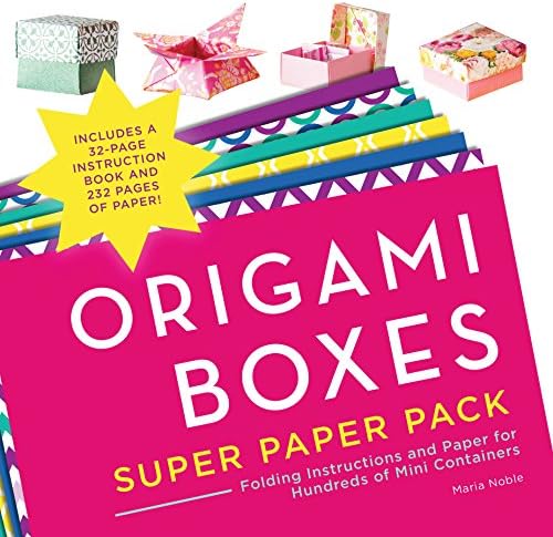 Origami Boxes Super Paper Pack: Folding Instructions and Paper for Hundreds of Mini Containers (Origami Super Paper Pack)