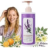 DEMIKI Shampoo for Women,Japanese Shampoo for Damaged Hair,Lavender Perfume,Sulfate Free,Keratin Care, Color Safe, Gentle for Color Treated Hair, Moisturizing Hair Care, Anti Dandruff 450ml,16oz