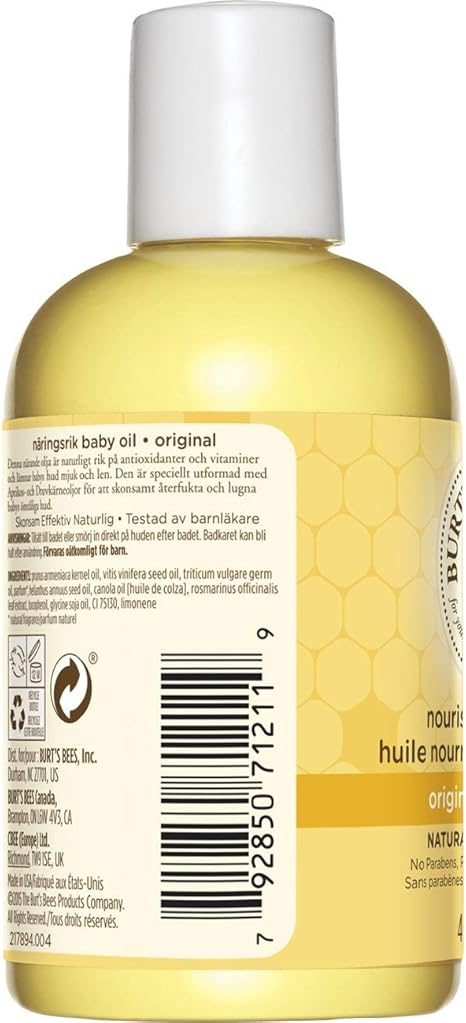 burt's bees baby oil cradle cap