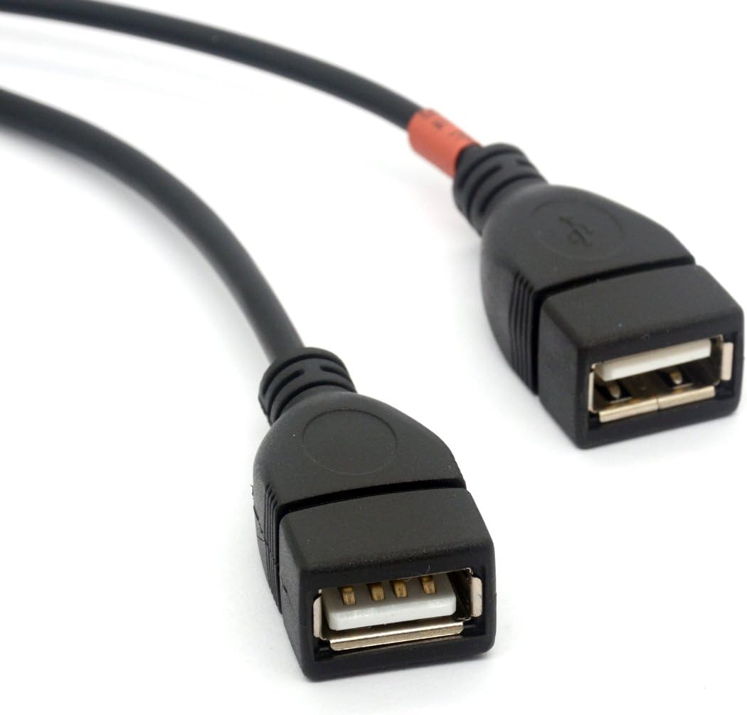 USB 2.0 1 to 2 Y Splitter Cable Adapter - Image 4