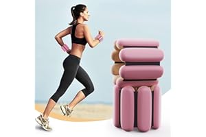 FLAMINGOCASA Ankle weights for women wrist weight: Adjustable ankle & wrist weights 2lbs(1lb each) for Pilates & Yoga exercise - Hand & Leg weights for women at home