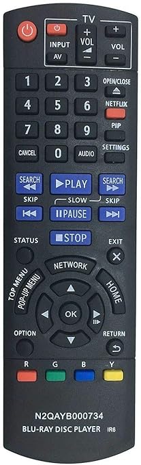 Amazon.com: Replacement Remote Control N2QAYB000734 for Panasonic Blu