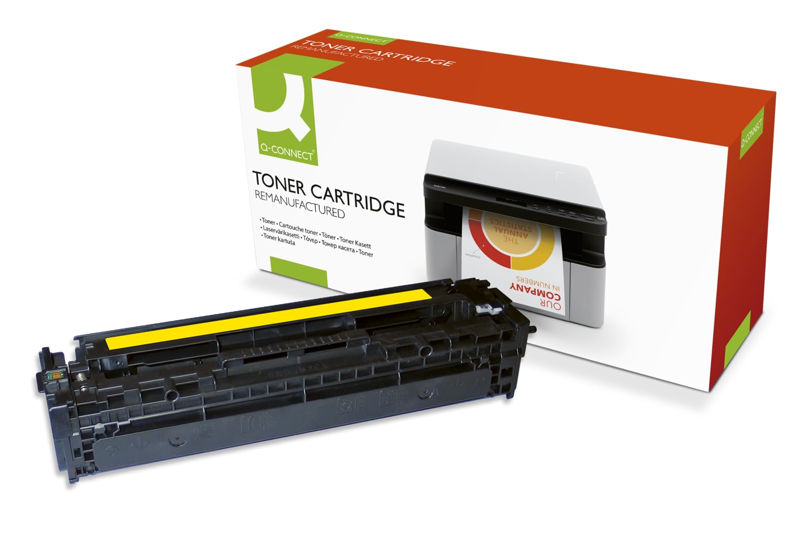 Q-Connect Compatible Solution HP 125A Laserjet Toner Cartridge Yellow