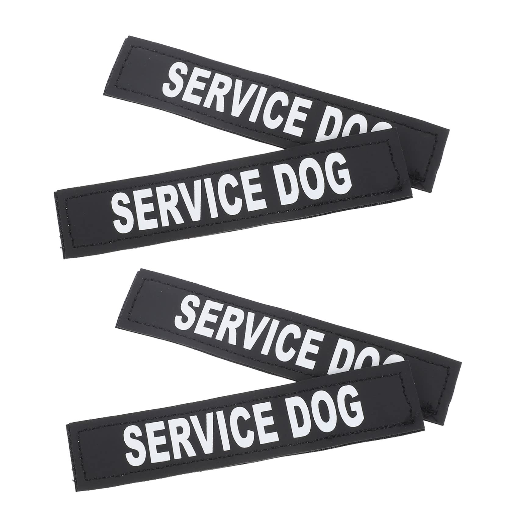 POPETPOP 2pairs Reflective Stickers for Dogs Durable Pet Vest Decals for Outdoor Activities Unique Design for Stylish Pet Clothing for Daily Wear Special Occasions