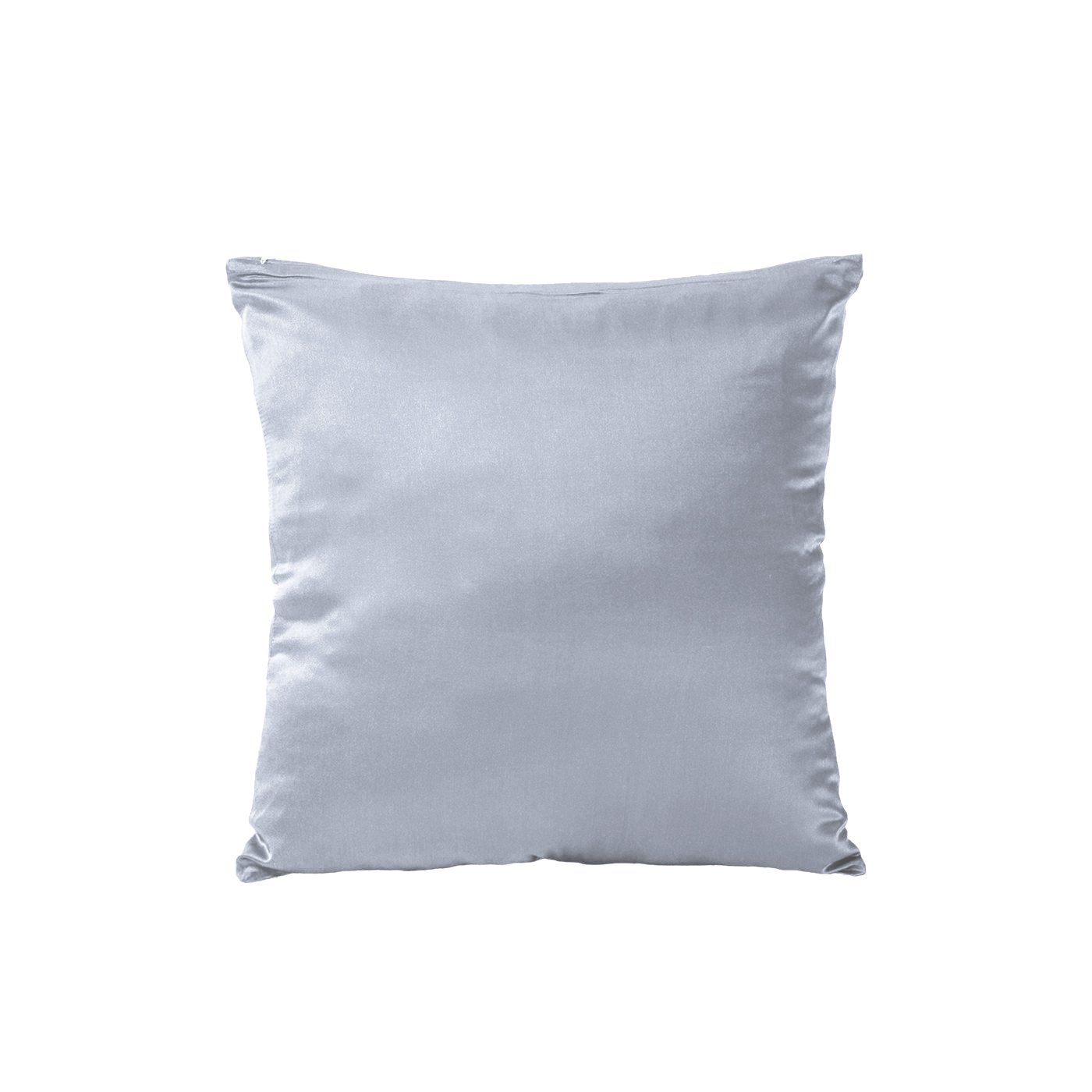 Tim & Tina 100% Pure Mulberry Luxury Silk Satin Pillowcase,Good for Skin and Hair (18" x 18", Silver Grey)