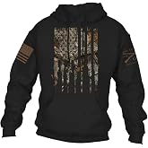 Grunt Style Realtree Edge&reg; Rifle Flag Men's Hoodie
