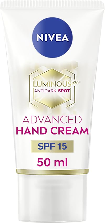 NIVEA LUMINOUS 630 Anti Dark Spot Hand Cream 50ml SPF15 Hyaluronic