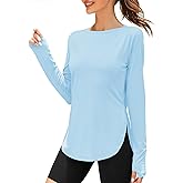 ZHENWEI Women's Long Sleeve Sun Shirt UV Protection Workout Tops Lightweight UPF 50+ Golf Gym Hiking Shirts Outdoor Clothing