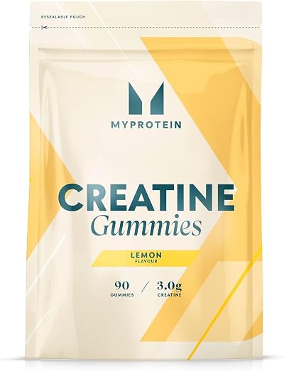 Myprotein Creatine Gummies 3g Serving Electrolyte Enhanced 90 Lemon