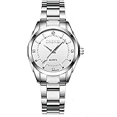 Gosasa Luxury Women's Watch Quartz Stainless Steel Casual Business Waterproof Luminous Dress Silver Bracelet Wrist Watches Reloj para Mujer