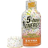 5-hour ENERGY Extra Strength Shots, Confetti Craze Birthday Cake Flavor, 1.93 Fl Oz, Pack of 6