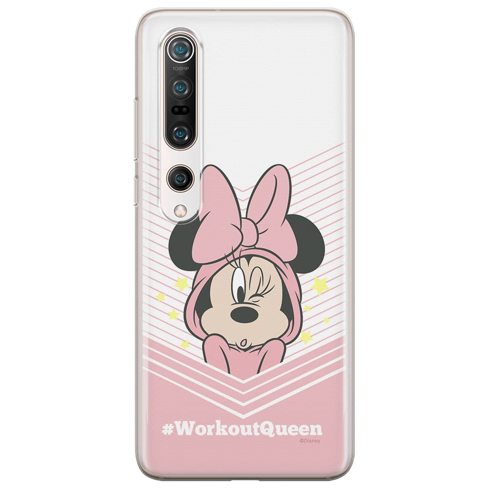 ERT GROUP Cute Mobile Phone Cover Case for Xiaomi MI 10 / MI 10 PRO, Original and Officially Licensed Disney Pattern Minnie 053, Optimally Adapted to the Shape of the Mobile Phone, Case Made of TPU