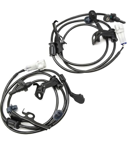AIRSBOGE Rear ABS Speed Sensor – Fits 2009-2010 Toyota Corolla, 2006-2011 Yaris, 2008 Scion XD – ALS1388 – 2-Wire, Pair