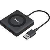 OTTOCAST 4-in-1 Car TV Mate Max &amp; Wireless Carplay/Android Auto Adapter | HDMI Car Adapter,iPhone &amp; Android,Watching Movies on CarScreen,For Wired CarPlay Only