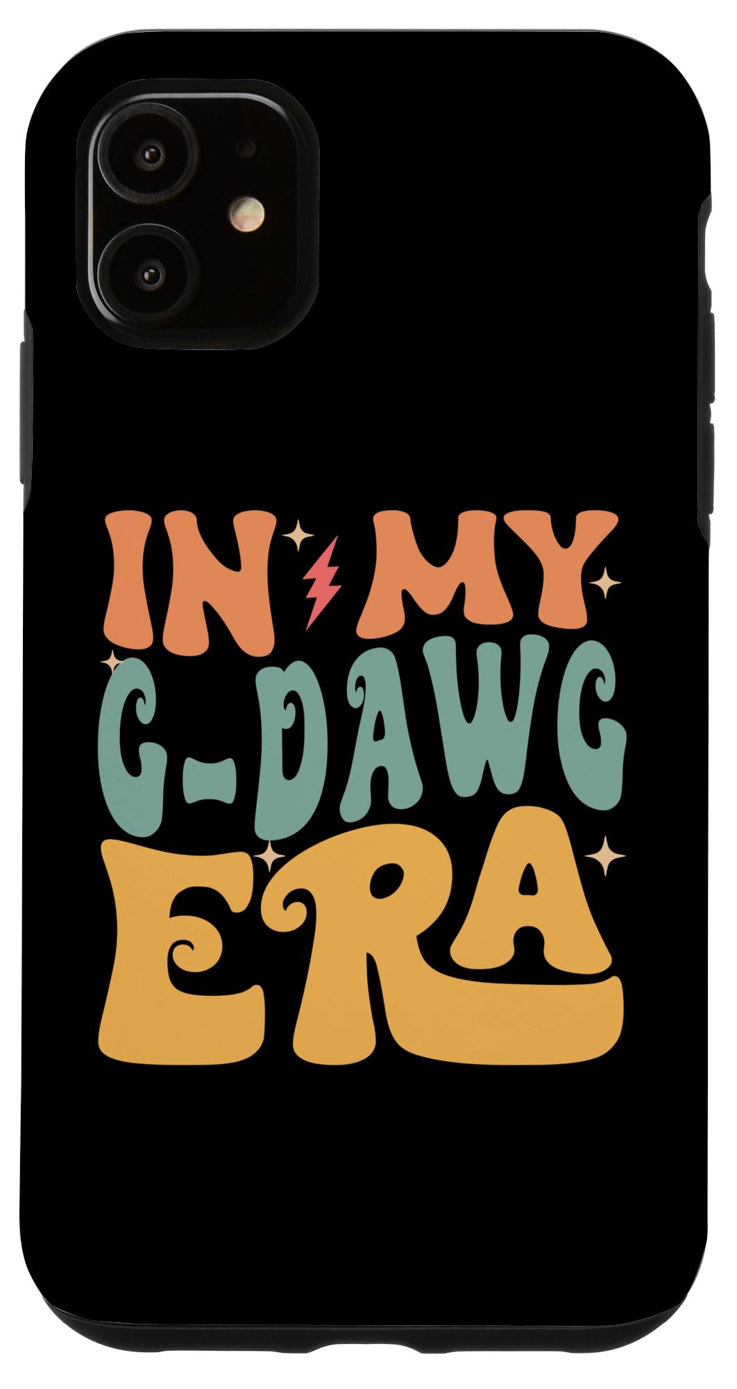 iPhone 11 In My G-DAWG Era Groovy Funny Grandpa Father's Day Case