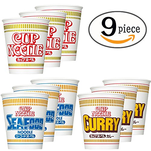 Nissin Cup Noodle 3 taste / soy sauce / seafood / curry / 9 assorted (Japan imports)