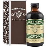 Nielsen-Massey Organic Fairtrade Madagascar Bourbon Pure Vanilla Extract,4 ounces (packaging may vary)
