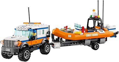 Amazon.com: LEGO City Coast Guard 4 x 4 Response Unit 60165 Building Kit (347 Piece): Toys \u0026 Games