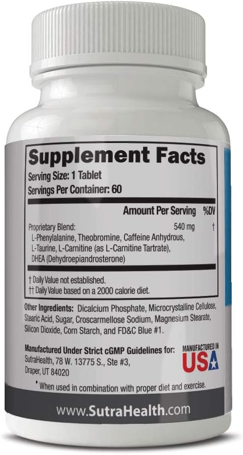 PhenAprin Diet Pills – Best Appetite Suppressant: Weight Loss and Energy Boost for Metabolism – Optimal Fat Burner Supplement; Helps Curb and Control Appetite, Promotes Mood & Brain Function: Health & Personal Care