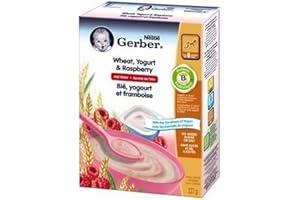 Gerber Wheat with Yogurt & Raspberry