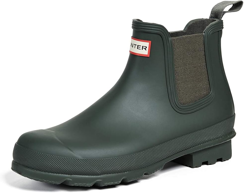 dark olive chelsea boots