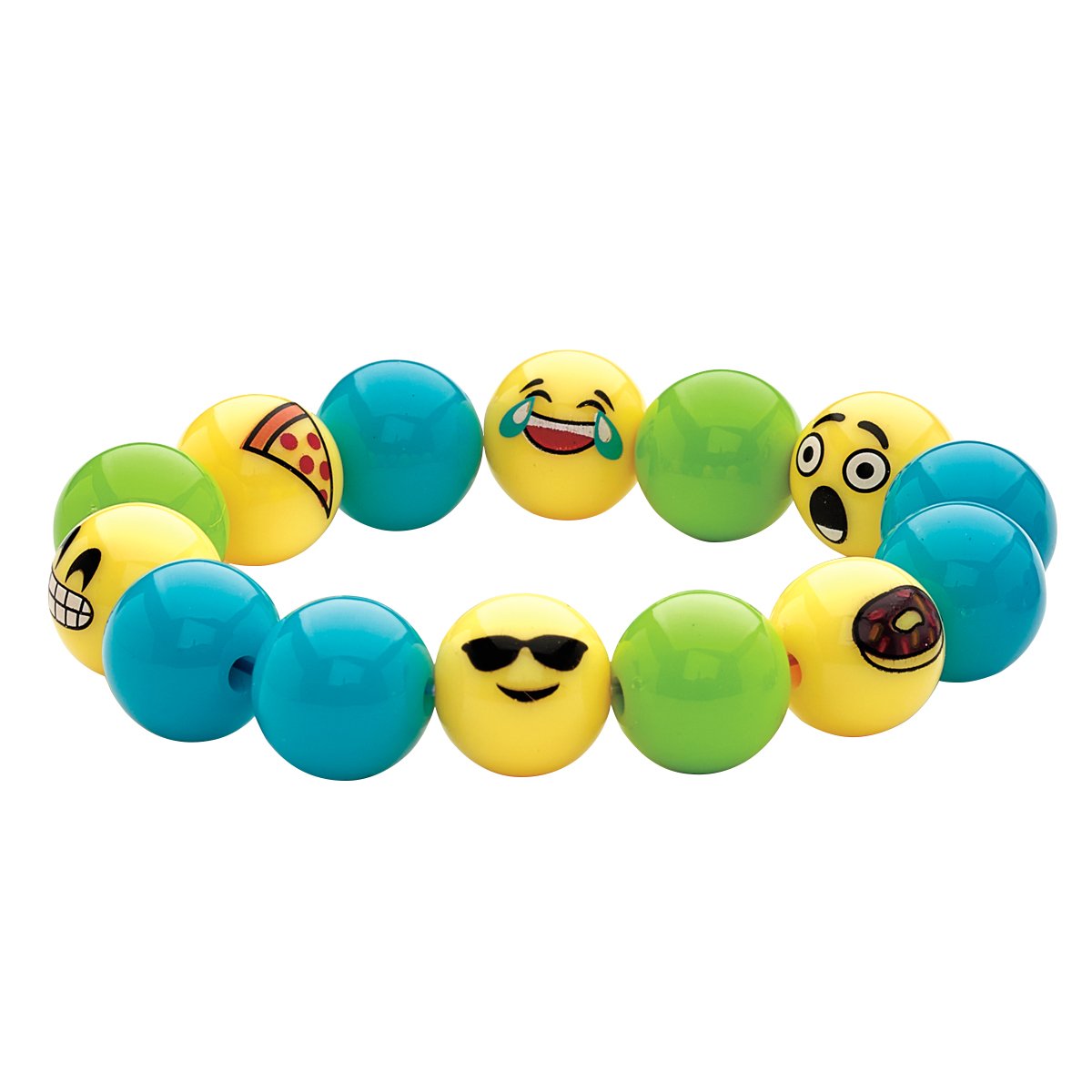 Creativity for Kids Emoji Bead Bracelet Craft Kit Makes 5 Emoji