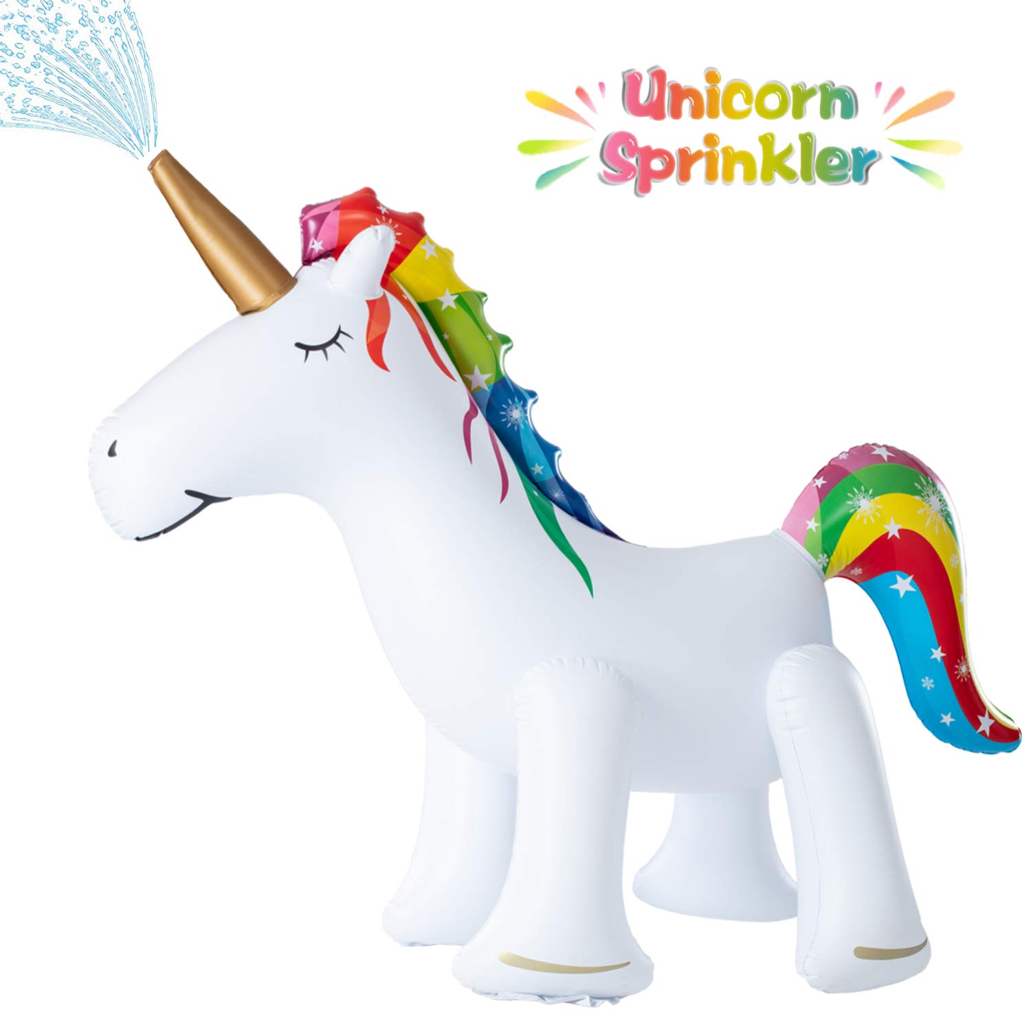 Buy Leader Accessories Giant Inflatable Unicorn 5.8 ft Tall,Sprinkle