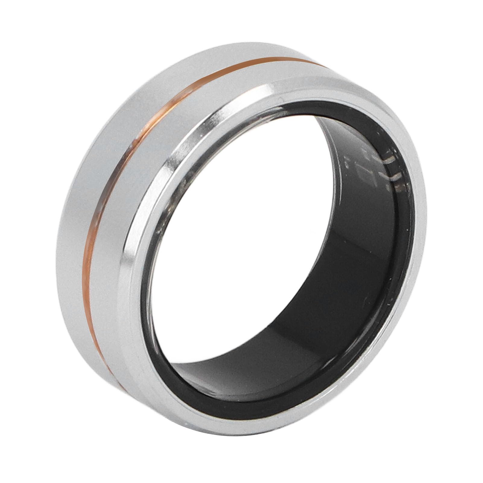 LUCKDANO Smart Health Ring Fitness Tracker, Health Sleep Monitoring Fitness Tracker Rings Sleep Monitoring IP68 Waterproof (#10)