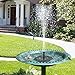 NANGOALA Water Fountains Solar Powered, Decorative Water Fountains for Garden, Patio And Lawn, 1.5W Outdoor Submersible Floating Solar Bird Bath Fountain Pump