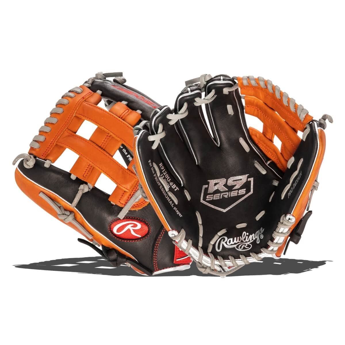 Rawlings | R9 CONTOUR Baseball Glove | 12" | Pro H-Web | Right Hand Throw Image
