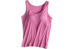 Sdwingk Womens Tops with Built in Bras Padded Shelf Bra Shirt Plus Size Underwear Yoga Athleic Shirts Casual Workout Tank Top