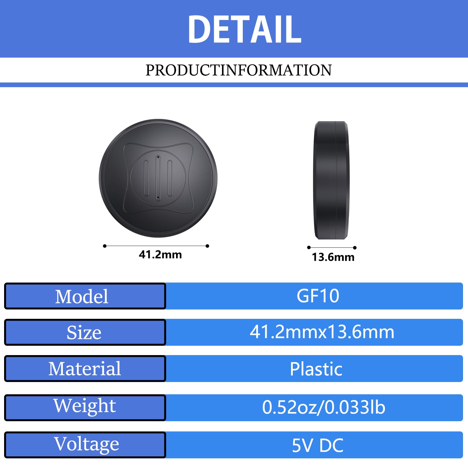 GPS Tracker for Vehicles,Car GPS Tracker Portable Real Time Magnetic GPS Tracking Device, Full Global Coverage Location Tracker for Car,kids,dogs,Trucks/Person. No Subscription Required/No Monthly Fee