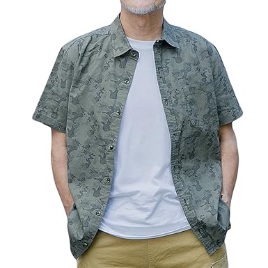 ユニークメンズ カーキ シャツ ファッションのすべて
