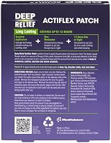 Mentholatum Deep Relief Actiflex Patch Pack of 4 Patches view 4