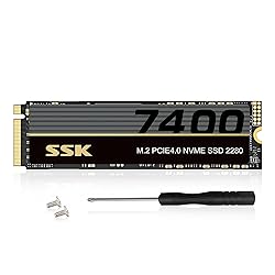 SSK M.2 NVMe SSD 4TB, PCIe Gen 4.0 x4 M.2 2280 SSD