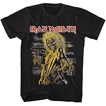 Iron Maiden T Shirt Trooper Album Cover Mens Short Sleeve T Shirts