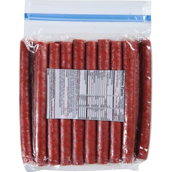 OLD WISCONSIN HOT & SPICY SAUSAGE SNACK STICKS, NATURALLY SMOKED, READY TO EAT, HIGH PROTEIN, LOW CARB, KETO, GLUTEN FREE, 28 OUNCE RESEALABLE PACKAGE