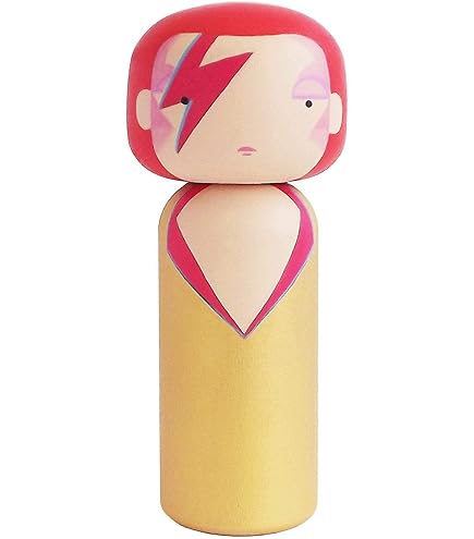 Amazon.com: Lucie Kaas - Sketch.inc - Kokeshi Doll - Jackie, H23.5