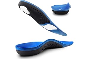 CRINOVA Plantar Fasciitis Insoles, High Arch Support Shoe Inserts Men Women, Orthotics Gel Running Insoles for Flat Feet - Arch Pain - Pronation - Metatarsalgia Pain Relief Heavy Duty Support(Trim to Fit)