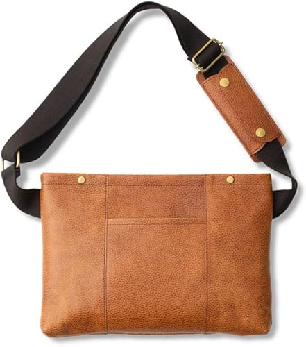 Amazon Co Jp サコッシュバッグ メンズ 革 レザー B5 大きめ 男性 日本製 軽量 薄い マチあり 横長 斜め掛け 肩掛け ブラウン 茶 Artbrown アートブラウン シューズ バッグ