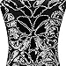 Urmine Women's Retro 1920s Gatsby Sequined Beaded Evening Party Prom Cocktail Flapper Dress