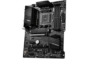 MSI B550-A PRO ProSeries Motherboard (AMD Ryzen 5000, AM4, DDR4, PCIe 4.0, SATA 6Gb/s, M.2, USB 3.2 Gen 2, HDMI/DP, ATX)