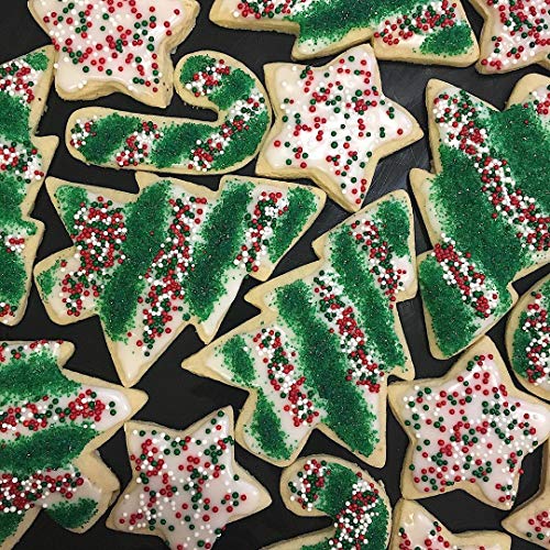 MEIGUISHA 12 Pieces Stainless Steel Christmas Cookie Cutters For Christmas Cookies, Snowflake Cookies, Gingerbread Man Cookies, Christmas Party and Baking Gift