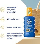 NIVEA Sun Protect & Moisture SPF 20 Lotion 200ml Vitamin C Hyaluron view 2