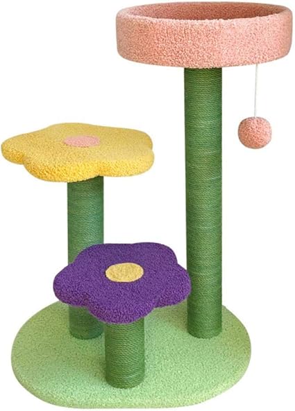 Amazon Co Jp Xudrez キャットタワー 猫タワー 据え置き型 カシミアの表面 匂いなし 広い見晴らし 多頭飼い 転倒防止 安定性抜群 省スペース 爪とぎ 台高さ70cm 耐荷重5kg 超可愛い 02 ペット用品