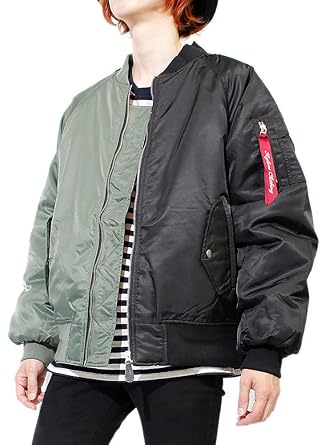 Amazon ビッグma 1 メンズ ブルゾン ミリタリー ワイド オーバー