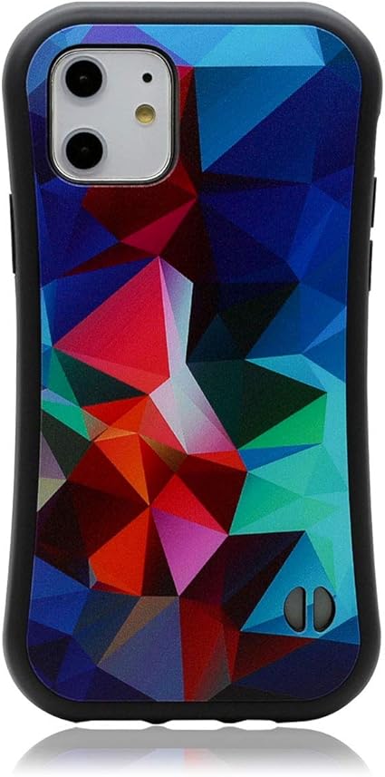 Amazon Co Jp Mrlab Iphone11 ケース アイフォン11 おしゃれ 派手 ポリゴン ジャングル 耐衝撃 バンパー 赤 青 618 家電 カメラ