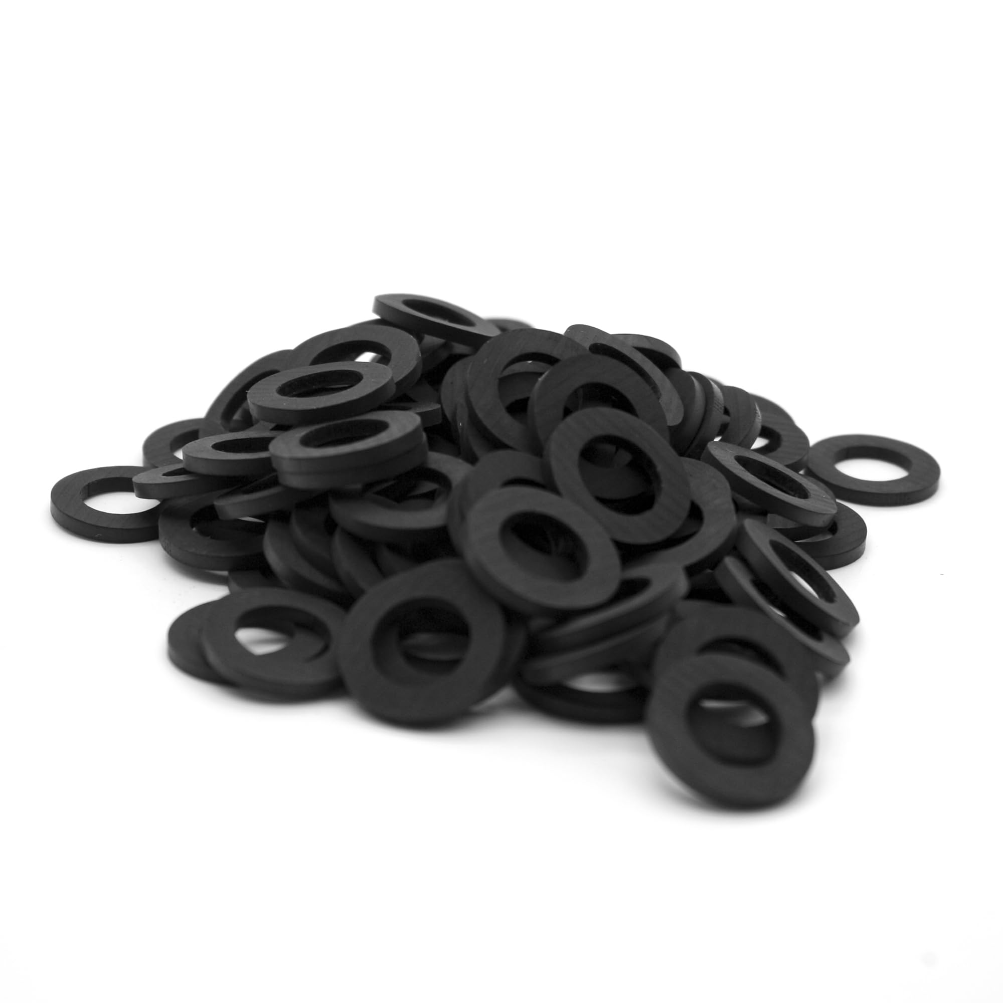 DOJA Barcelona Racor Flat Gasket, 3/8 Inch, Pack of 50, Fountain Seal, Shower Sealing Rings, Tap Seal, Sink Flat Seal, Sanitary Seal, Sink Rubber Seal